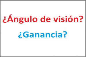 Ganancia y ángulo de visión en pantallas para proyectores