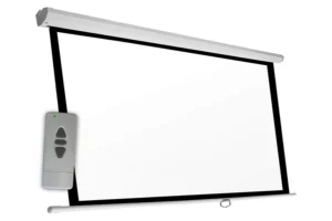 Pantalla de proyeccion motorizada
