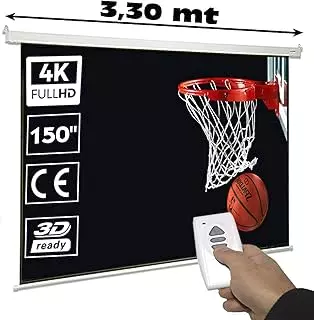 pantalla electrica luxscreen 150 pultadas enrollable