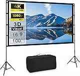 pantalla proyector azyvum doble tripode 100 pulgadas