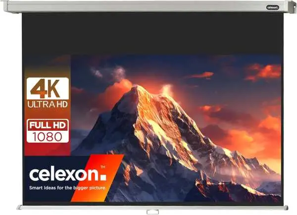 Pantalla enrollable Celexon · 72 pulgadas