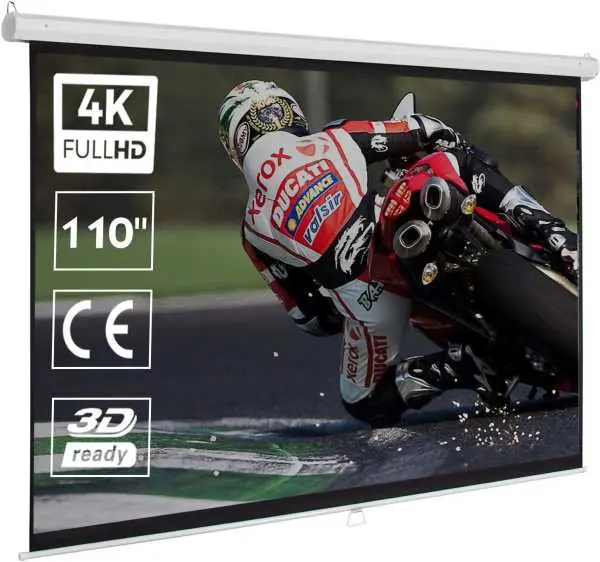 Pantalla Luxscreen manual 110 pulgadas