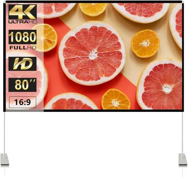 Pantalla de proyección portátil 80 Pulgadas SKERELL